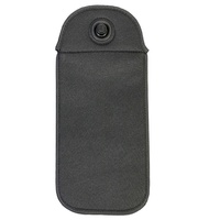 Pochette en néoprène anti-RFID bloquant les signaux, étui de protection verrouillable pour téléphone portable, sac anti-espion pour étudiants