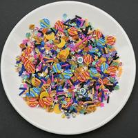1KG de paillettes en argile polymère à thème spatial, astronautes, planètes et étoiles à cinq branches pour accessoires de slime DIY