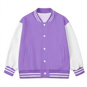 Chaqueta Universitaria de Béisbol Personalizada para Hombre, con Mangas de Cuero y Bordado Chenille de Alta Calidad, Fabricada por OEM - Product Image 1