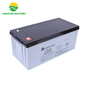 Yangtze 24V 2*12V 200Ah la energía de la batería de almacenamiento solar batería AGM para uso comercial