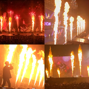 Máquina de <span class=keywords><strong>Fuego</strong></span> Artificial de 6 Lados, Máquina de Llamas con Pulverización DMX para Escenarios <span class=keywords><strong>y</strong></span> Conciertos - Product Image 3