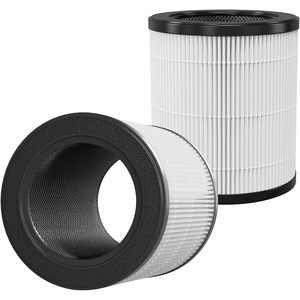 Filtre HEPA haute efficacité, lot de 2, pour purificateur d'air domestique, MERV 14, filtre de remplacement 3 étapes, série 4000 - Product Image 1