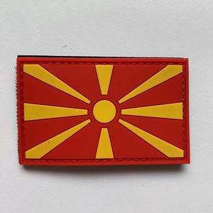 PVC UN Flag Patch Nações Unidas PVC Rubber <span class=keywords><strong>Hook</strong></span> & <span class=keywords><strong>Loop</strong></span> Fastener Patch para Tático - Product Image 5