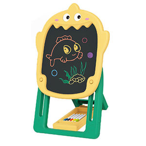 الأكثر مبيعًا ألغاز ألعاب رسم تعليمية مبكرة مزدوجة الوجهين قوس سمك القرش لوحة رسم <span class=keywords><strong>2</strong></span> في 1 ألعاب لوحة الرسم - Product Image 1