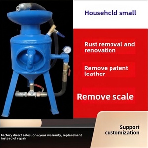 <span class=keywords><strong>Machine</strong></span> de sablage pneumatique mobile haute pression de petite taille pour la décapage de la rouille sur structures en acier, pot de sablage de 325 mm de diamètre - Product Image 2