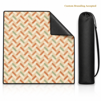 Tapis de Mahjong à motif chevrons, sans règles, 31,5x31,5 pouces, accessoires de Mahjong américain, articles de Mahjong, tissu de Mahjong, tapis de poker