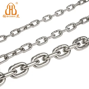 BOHU stainless steel curb chain stainless chain 316l stainless steel chain