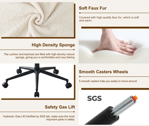 <span class=keywords><strong>Sedia</strong></span> Girevole con Gambe Incrociate e Ruote per Ufficio Domestico, Ampia <span class=keywords><strong>Sedia</strong></span> <span class=keywords><strong>da</strong></span> Ufficio <span class=keywords><strong>Senza</strong></span> Braccioli per <span class=keywords><strong>Lavoro</strong></span>, Affari e Camera <span class=keywords><strong>da</strong></span> Letto - Product Image 3
