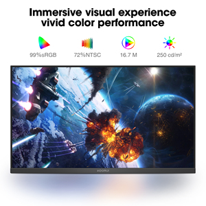 Koorui จอคอมพิวเตอร์24นิ้ว, จอภาพสำหรับถนอมสายตา144Hz 1080P พร้อมกรอบ ° 178-ไม่เอียง <span class=keywords><strong>VESA</strong></span> - Product Image 3