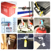 Scellés de remorque en plastique Scellés de porte de camion Scellés inviolables Étiquettes, Attaches de sécurité en plastique numérotées jetables SK3006P