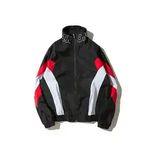 Fornitori di assicurazione commerciale produttore vintage custom hip hop cepet giacca 80s 90s college giacca a vento bundle uomo giacca per gli uomini