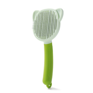 Peine de acero inoxidable Hig Lord con autolimpieza para mascotas, herramienta de aseo para perros y gatos, masaje y eliminación de pelo. - Product Image 5