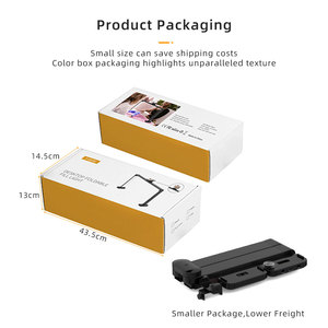 โรงงานขายส่งอุปกรณ์ทำเล็บ โคมไฟ LED ครึ่งวงกลม สำหรับโต๊ะทำเล็บ เฟอร์นิเจอร์ร้านเสริมสวย พร้อมพอร์ตชาร์จ - Product Image 2