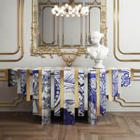 Meuble console moderne de luxe en bois peint à la main à vendre Heritage Console Spring-Themed italien Console Table Design