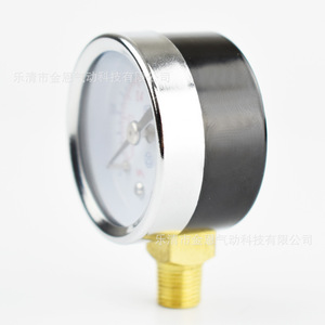 เกจวัดแรงดันเรเดียล Y-40 50 0-60MPa เกจวัดความแม่นยำเปลือกเหล็กพร้อมการเชื่อมต่อเกลียวภายนอก - Product Image 1