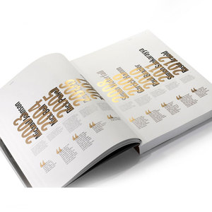 Impression Personnalisee <span class=keywords><strong>de</strong></span> <span class=keywords><strong>Livre</strong></span> dArt Broche avec Dorure et Impression Couleur Integrale pour Visiteurs dExpositions dArt Fabri - Product Image 2