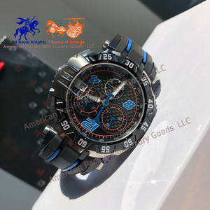 Reloj de cuarzo para hombre de negocios, de calidad 5A, marca Ronda, con tres esferas integradas, correa de acero inoxidable, resistente al agua, calendario - Product Image 3