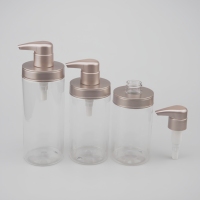 Conteneur de bouteille de crème capillaire cosmétique en plastique PET 380ML 420ML 530ML