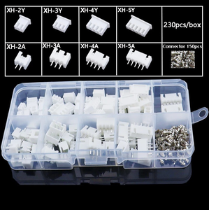 Kit de connecteurs XH2.54mm, 230 pièces, bornes de câbles de style JST 2P/3P/4P/5P avec boîtier isolé (codées par couleur) - Product Image 6