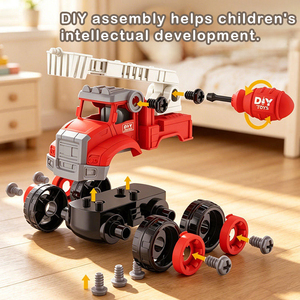 Juego de Juguetes de Ingeniería Desarmables, Juguetes de Construcción Desmontables con Caja de Almacenamiento para Niños, Juego Educativo Temprano - Product Image 4