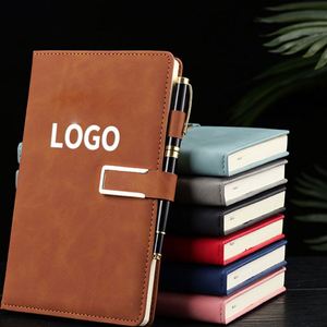 Creative A5 Premium PU Leather <b>Notebook</b>,Business Office Hardcover <b>Diary</b> with Magnetic Buckle,Custom Logo Corporate <b>Notebook</b> - Product Image 6