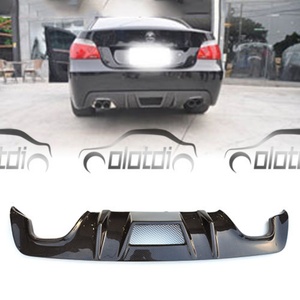 Carbon Fiber Rear <b>Diffuser</b> Rear Lip Bumper Spoiler for BMW 5 Series E60 M Tech 2004-2009 <b>Car</b> Styling - Product Image 2