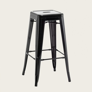 <span class=keywords><strong>Tabouret</strong></span> <span class=keywords><strong>de</strong></span> <span class=keywords><strong>bar</strong></span> en métal <span class=keywords><strong>industriel</strong></span> <span class=keywords><strong>noir</strong></span> <span class=keywords><strong>mat</strong></span> givré pour <span class=keywords><strong>bar</strong></span> à domicile et usage commercial - Product Image 4