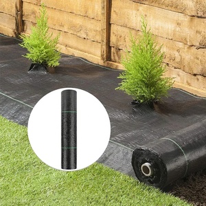 6x300ft 90g noir <span class=keywords><strong>jardin</strong></span> barrière contre les mauvaises herbes tissu PP couvre-sol agricole en plastique <span class=keywords><strong>Anti</strong></span> <span class=keywords><strong>herbe</strong></span> tapis de couverture du sol - Product Image 2