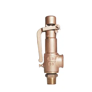 Высококачественный пружинный слегка открытый резьбовой предохранительный клапан высокого давления термо электрическое предохранительное устройство латунный предохранительный клапан - Product Image 4