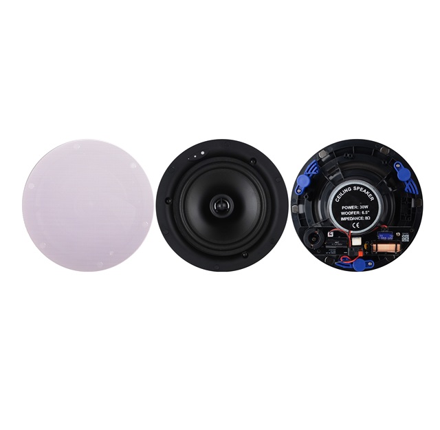 Ceiling Speakers for Commercial Audio Installations, with Crossover Frequency Divider HSR186-6C