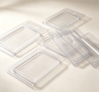 Boîte en plastique PP pliable personnalisée, recyclable, transparente, avec revêtement UV, pour l'emballage de gadgets électroniques, de petits articles de consommation, vente au détail