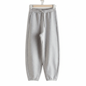 Pantalons de survêtement décontractés urbains taille haute pour femmes couleur unie ceinturée coupe ample pantalons longs Streetwear bas - Product Image 1