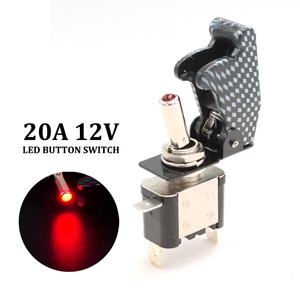 12V 20A SPST akıllı işıklı LED geçiş anahtarı kontrolü açma-kapama otomatik araç kamyon <span class=keywords><strong>R</strong></span>/B/G/Y/W renkler Made Metal - Product Image 3