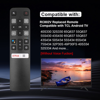 Grosir Remote Control TV pintar baru RC802V Universal IR Remote menggantikan model lama plastik & bahan ABS UNTUK TCL Android