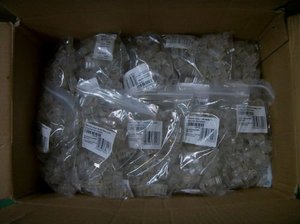 Exw điện thoại và thông tin liên lạc sử dụng bền kết nối chất lượng cao 6P6C <span class=keywords><strong>RJ11</strong></span> RJ12 4p4c 4p2c cắm - Product Image 4