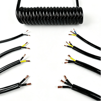 Câble spiralé PUR TPU 2-6 conducteurs, câble électrique flexible rétractable, câble d'alimentation 2,5 mm²-10 mm²