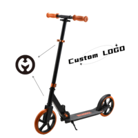 Trottinette électrique pliable à 2 roues en alliage pour enfants Mini trottinette d'extérieur avec grandes roues pour garçons et filles