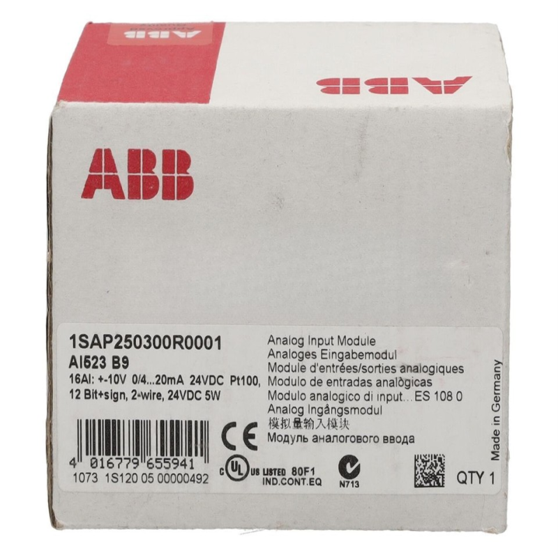 AI523 1SAP250300R0001 <strong>16</strong> <strong>Channel</strong> <strong>Analog</strong> <strong>Input</strong> AC500