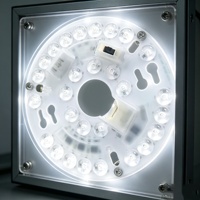 Panel de Luz LED de 15W con Certificación ERP ETL, 6000K Integrado, Regulable, Reemplazo para Ventilador de Techo, Magnético, Retrofit para Techo