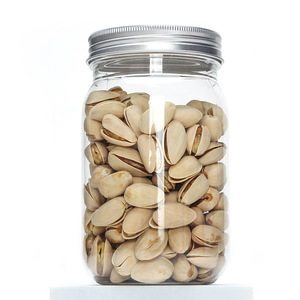 Thiết Kế Hiện Đại 250Ml Cross-Biên Giới Nhựa Mason Jar Rộng Miệng Nhôm Nắp Cao Minh Bạch Thức Ăn Vật Nuôi Snack Nut Jar - Product Image 5