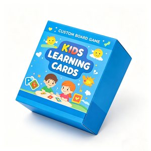 Jeu de société éducatif OEM pour l'apprentissage des mots, cartes flash en papier pour la lecture, l'écriture, l'orthographe et le développement cognitif des enfants - Product Image 6