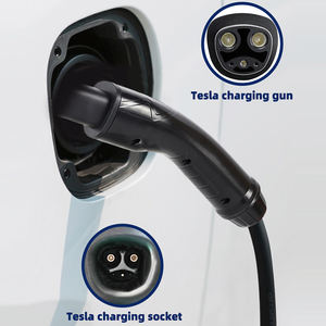 Un Parfs per Tesla modello S/3/X/Y, 16A/32A/40A/48A/50A cavo di ricarica, connettori <span class=keywords><strong>EV</strong></span> e nuovo adattatore per accessori per veicoli energetici OEM - Product Image 6