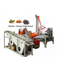 Ligne industrielle de noix de macadamia pignons décortiqueuse de pistaches Machine à décortiquer les noisettes, les amandes et les noisettes Machine à décortiquer les craquelins
