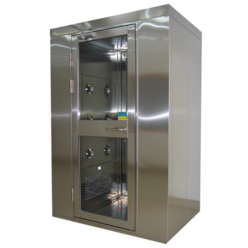 SUS304 Clean Room Stainless Steel Air Shower 1kw 220V Pass Through