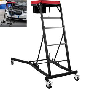 زاحف قابل للطي 400 رطل مع ارتفاع قابل للتعديل ، زاحف إصلاح سيارة قابل للطي يصل إلى 66 بوصة - Product Image 2