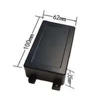กล่องแยก XINGDA ตู้อิเล็กทรอนิกส์พลาสติก Abs ขนาดเล็กกล่องพลาสติก PCB พลาสติกยอมรับตู้ที่กำหนดเองสีดำ IP55
