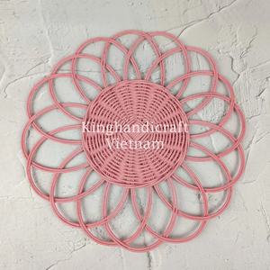 Manteles individuales de mesa de bambú tejidos a mano de lujo sostenibles, esteras y almohadillas ecológicas para Decoración de mesa - Product Image 2