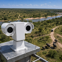Système de caméra thermique PTZ de surveillance longue portée anti-chasse IP67 pour réserves forestières et zones sauvages
