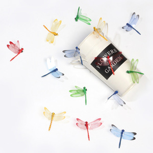 Libellule simulée, Article décoratif libellule simulée, Aimant de réfrigérateur tridimensionnel, Libellule - Product Image 3