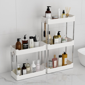 Étagère de rangement pour salle de bain, 3 niveaux, autoportante, organisateur d'angle pour évier, comptoir, résistante à l'humidité, multi-usages - Product Image 1
